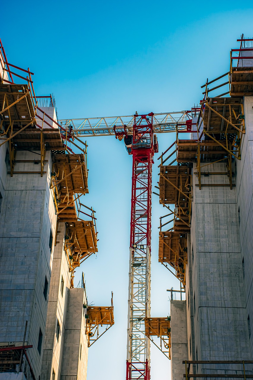 Projects site, crane, construction, build, project, architecture, work, cranes, city, technology, development, sunset, machine, nature, machinery, metal, coming soon, beams, connection, just construction, in process, remote work, blue work, blue construction